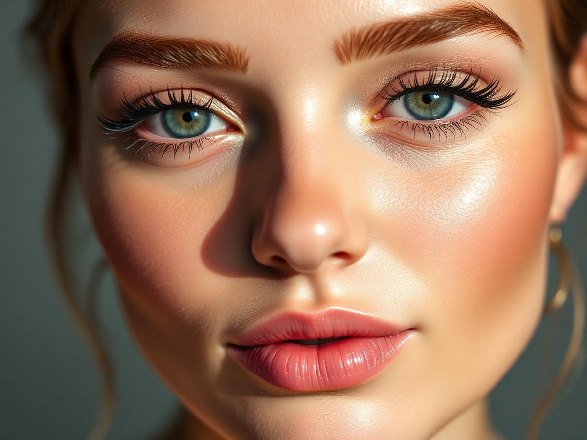 Illustrative beauty & skin image, not client work